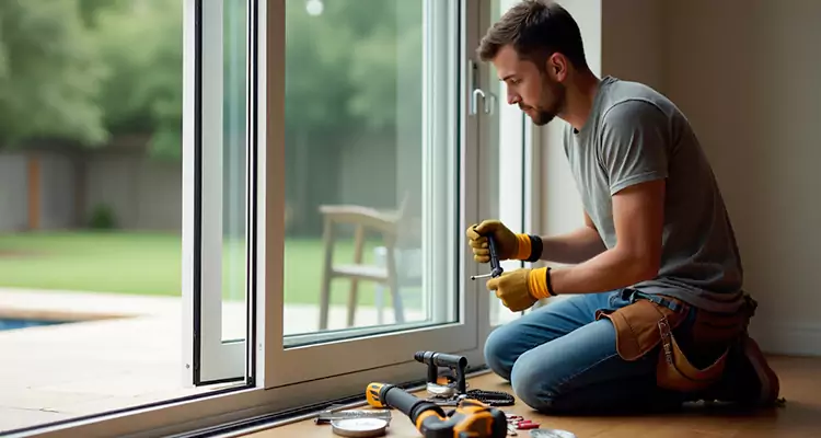 Sliding Glass Door Panel Repair in Iona, FL