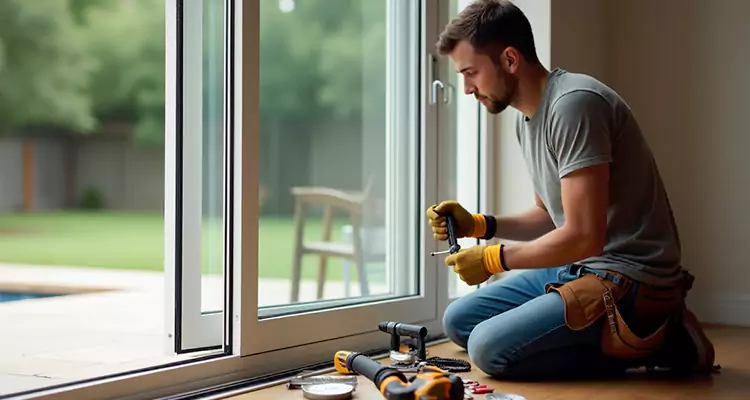 Squeaky Sliding Patio Doors in Iona, FL