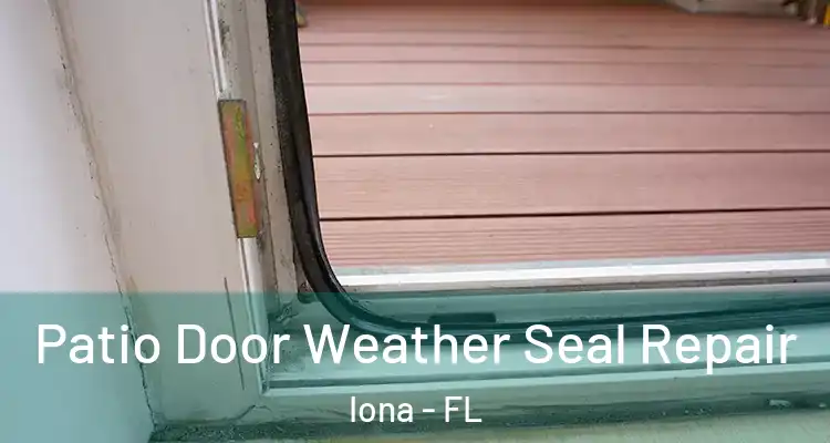  Patio Door Weather Seal Repair Iona - FL