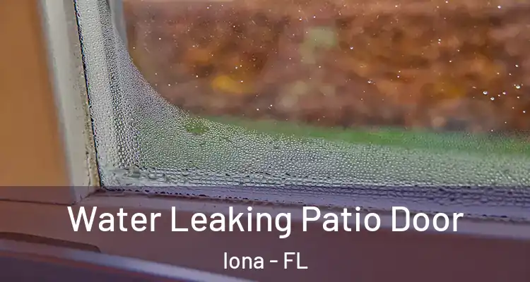  Water Leaking Patio Door Iona - FL